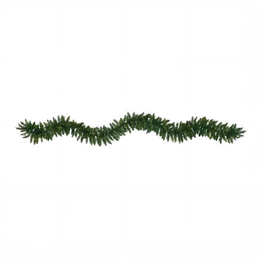 9Ft Artificial Christmas Pine Garland By Nearly Natural in Green | 9 ft | Michaels®